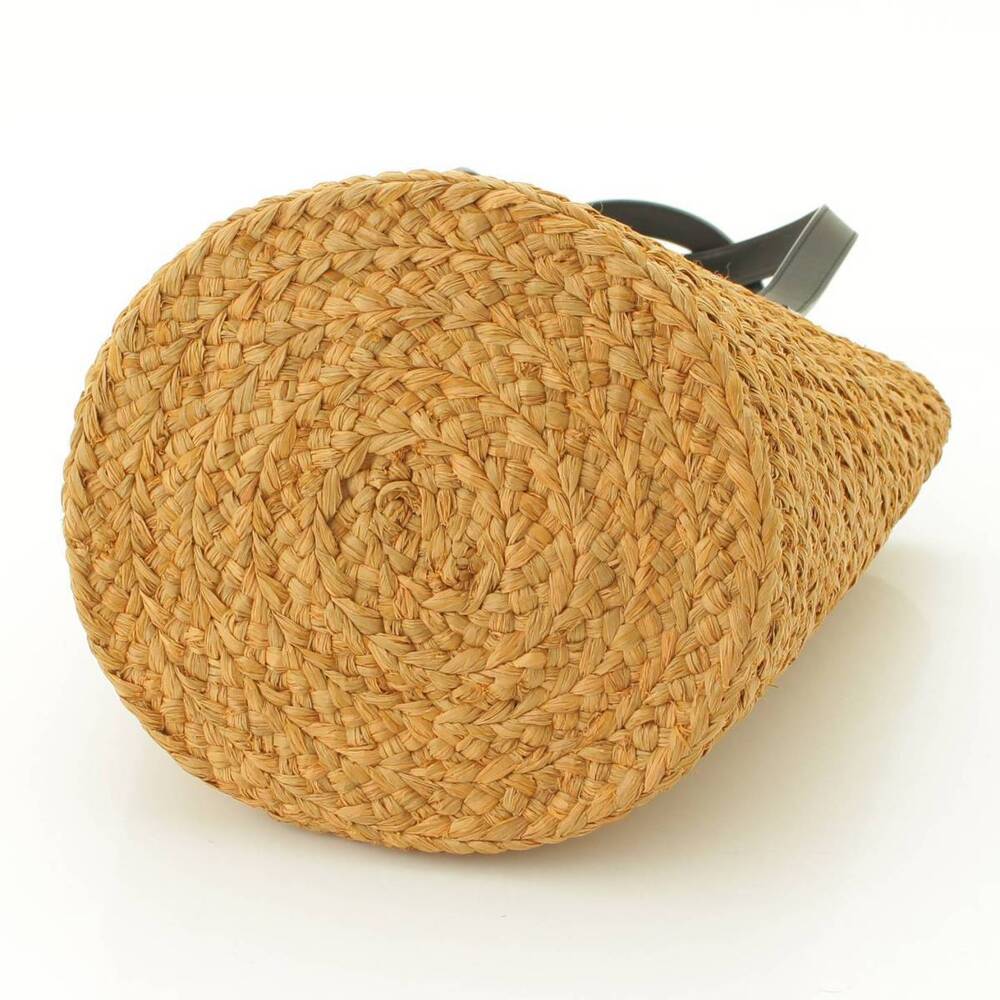 Saint Laurent Panier Raffia Basket Tote Bag Brown - Picture 5 of 8